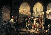 Baron Antoine-Jean Gros, Napoleon Bonaparte Visiting the Plague-stricken at Jaffa